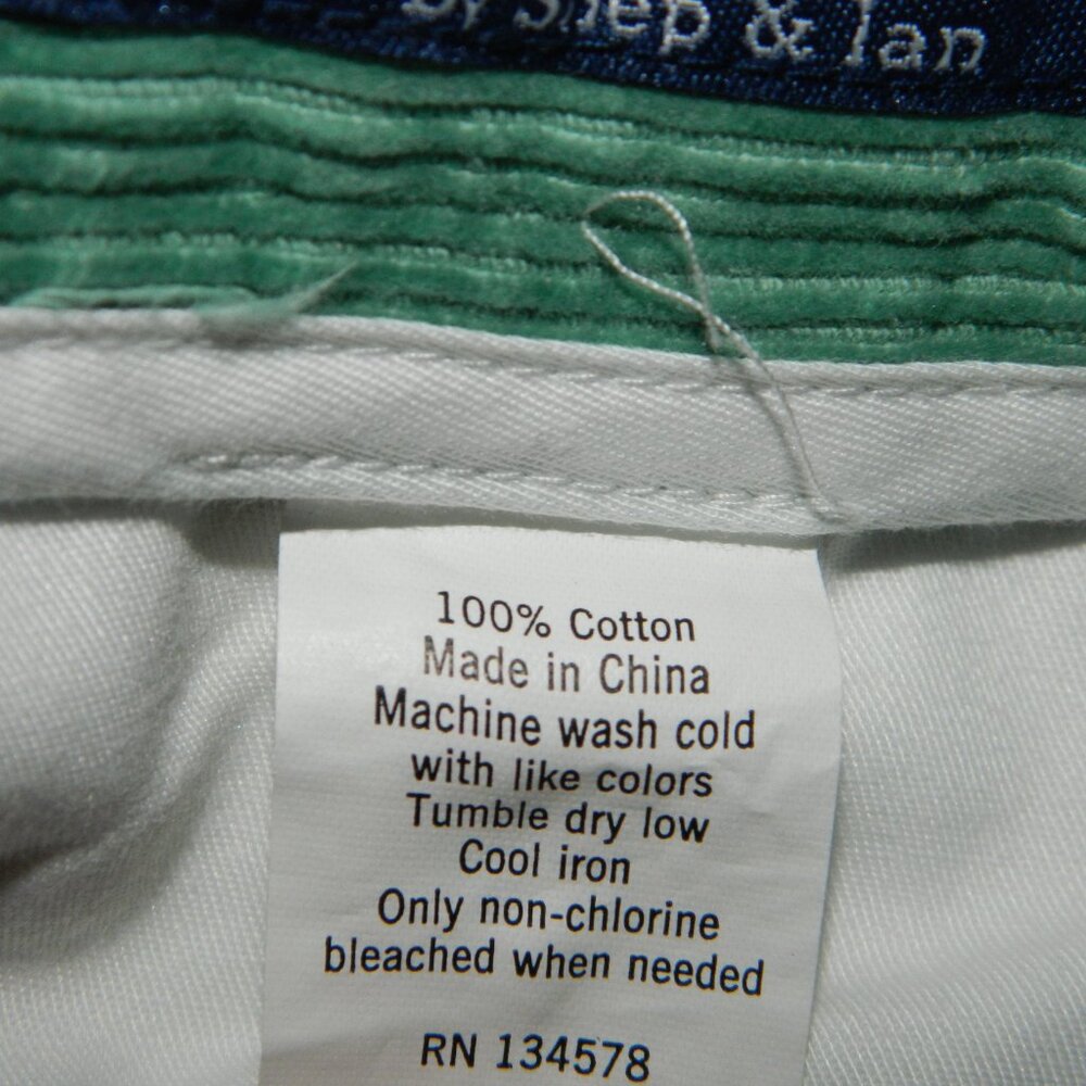 Vineyard Vines Embroidered Corduroy Club Pants Mens Size 35x32 (GG-1) - Picture 5 of 6